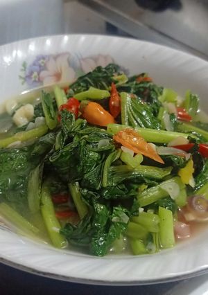 Foto resep Tumis Sawi Hijau Pedas