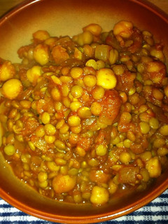 A picture of Filling Macrobiotic Bean Curry.
