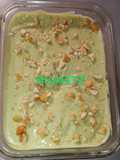 Helado de aguacate con toques de nuez de la india
