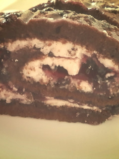 A picture of Chocolate swiss roll.