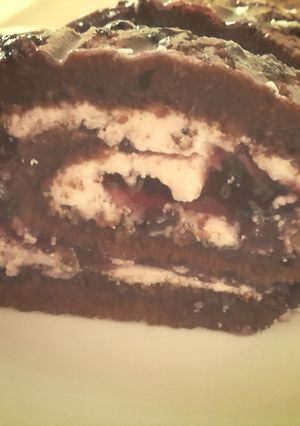 A picture of Chocolate swiss roll.