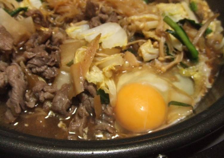 Simple Way to Prepare Favorite Easy Kansai-style Sukiyaki and with Udon