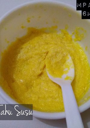 Foto resep Jagung + Tahu MPASI 6 Bulan