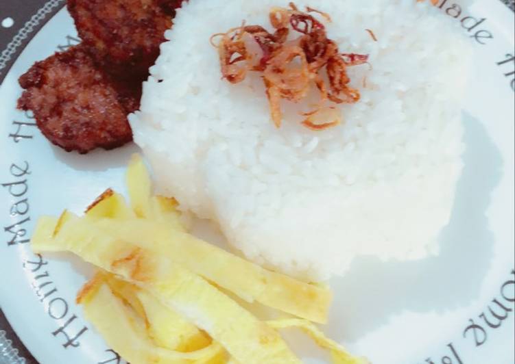 Resep Nasi uduk rice cooker (SIMPLE - ANTI GAGAL), Bikin Ngiler
