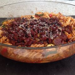 A picture of My Peppered Chorizo Pasta.
