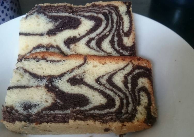 How to Cook Appetizing Zebra cake. #author marathon contest #