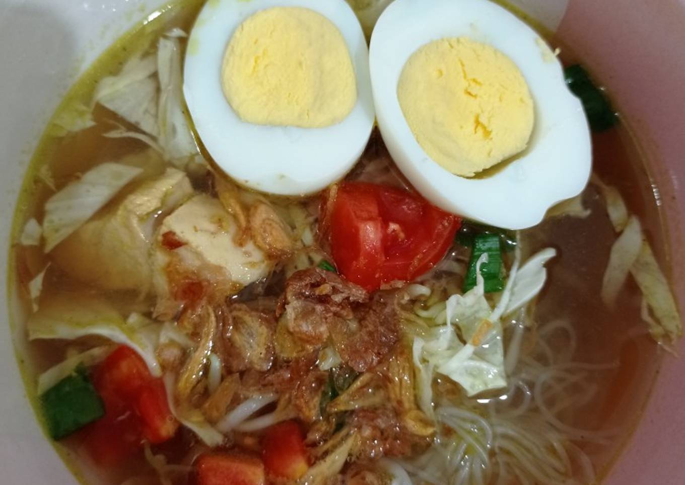 Soto ayam bumbu instan