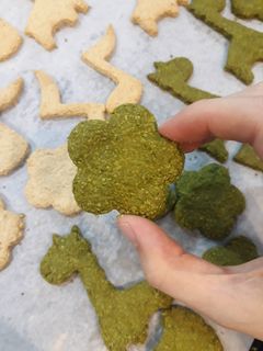 Hình của món Bánh cookie yến mạch vị trà xanh eatclean.