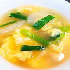 A picture of Daikon Radish & Egg in Beef Stock Soup.