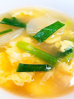 A picture of Daikon Radish & Egg in Beef Stock Soup.