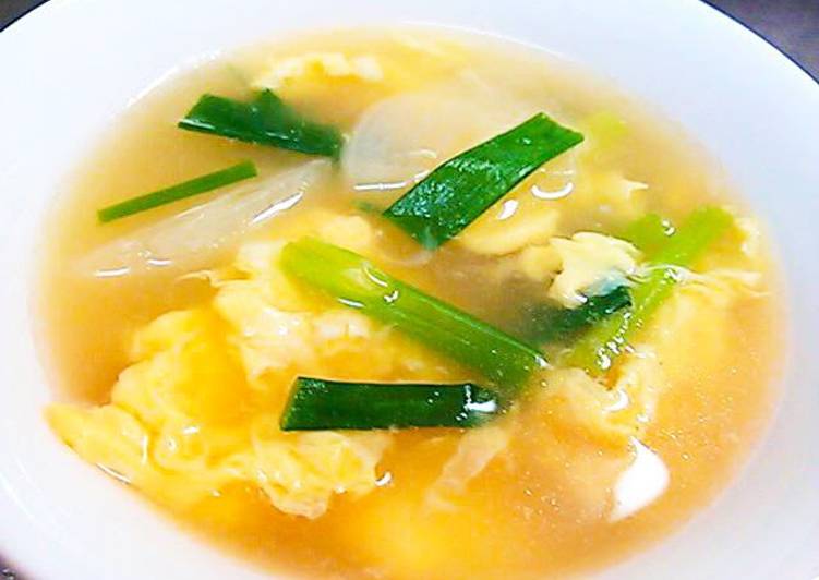 Daikon Radish & Egg in Beef Stock Soup