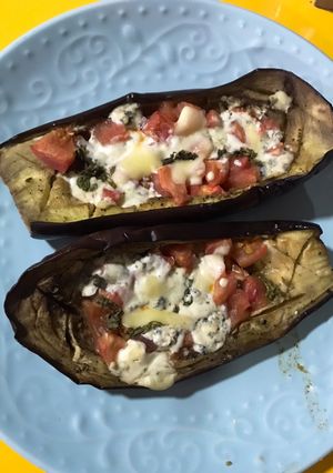 Una foto de Berenjena rellena 🍆