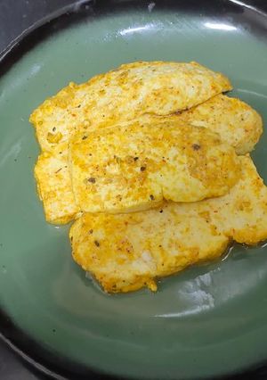 पेरी पेरी रोस्टेड पनीर (peri peri rosted paneer) रेसिपी मुख्य फोटो