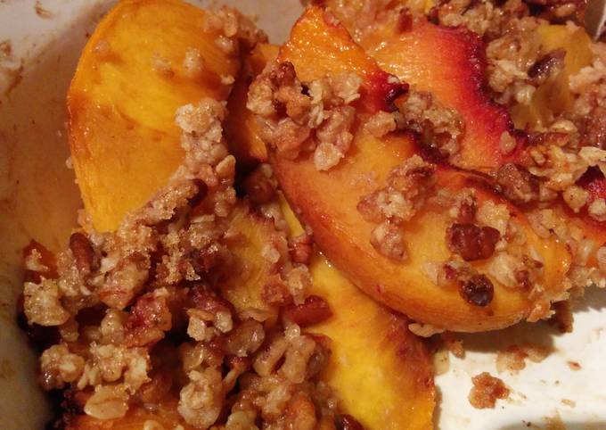 Recipe of Ultimate Easy Peach Crisp