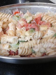 A picture of My Tasty Pasta Salad 😉😊.