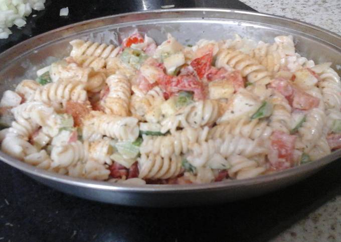 Step-by-Step Guide to Prepare Super Quick Homemade My  Tasty  Pasta  Salad  😉😊