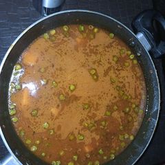 A picture of Restaurant Style Aloo Matar.