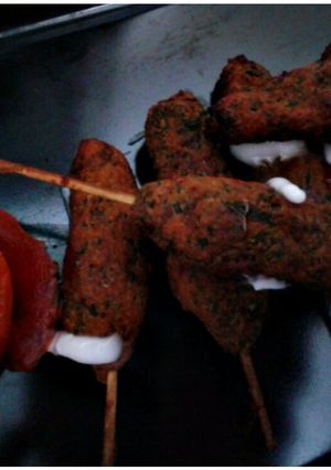 A picture of Diabetic snacks karele ke chilke ke kabab.
