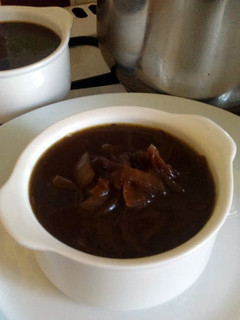 A picture of Vickys Low Cal Onion Soup, GF DF EF SF NF.
