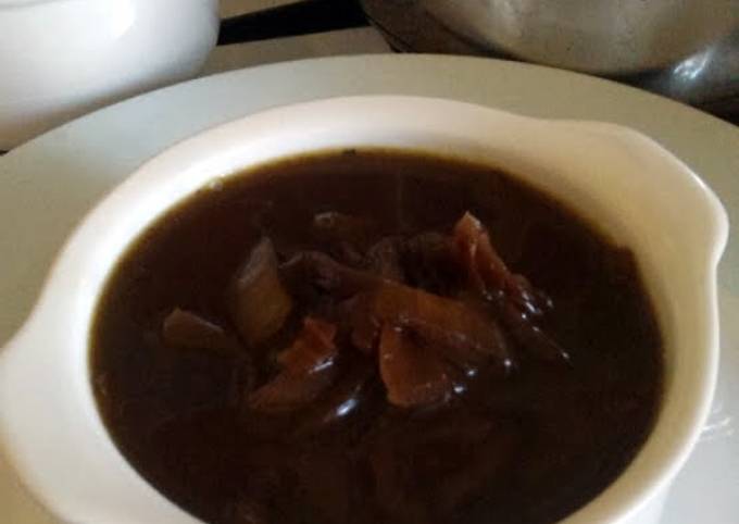 Vickys Low Cal Onion Soup, GF DF EF SF NF Recipe