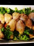 Roasted Chicken, potatoes and veggies