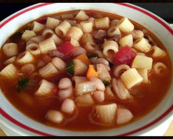 How To Serving Recipe AMIEs MINESTRONE Savory Delicious