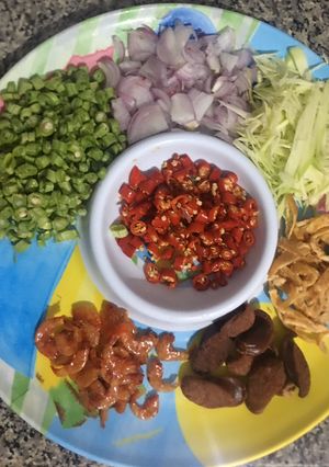 รูปของ ข้าวคลุกกะปิ แสนอร่อย👩🏻🍳