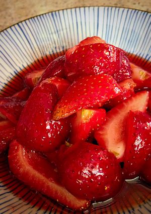 A picture of Strawberry Chamomile Compote.