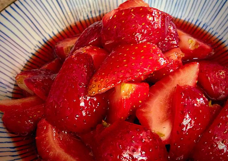 Recipe of Homemade Strawberry Chamomile Compote
