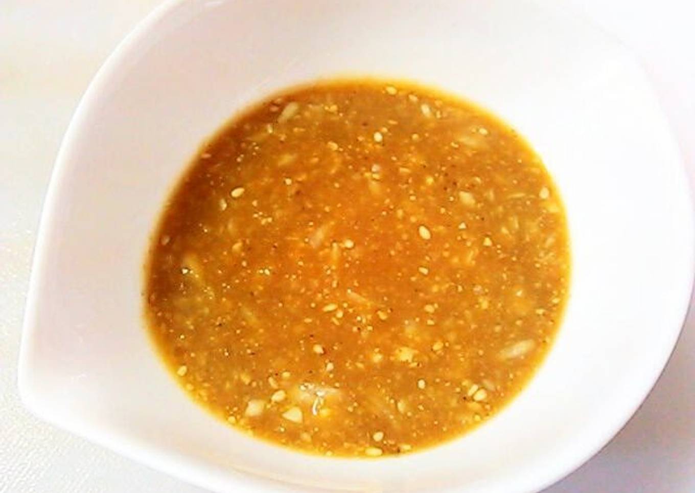 Sesame and Miso Dressing for Bang Bang Chicken