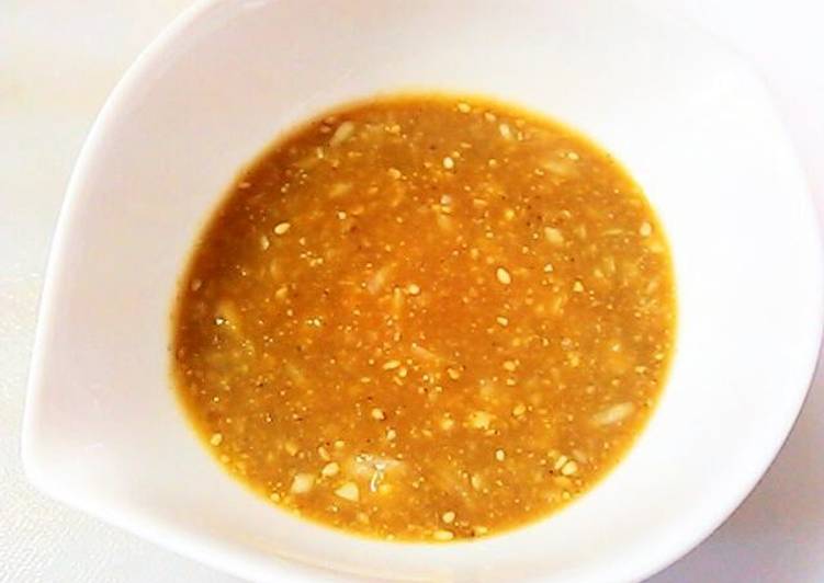 Simple Way to Make Quick Sesame and Miso Dressing for Bang Bang Chicken