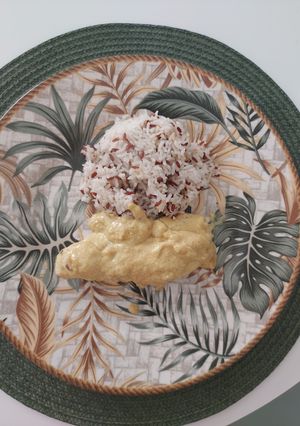 Una foto de Pollo en Crema Dulce