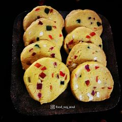 A picture of Tutti Frutti Cookies (Eggless & Butterless).