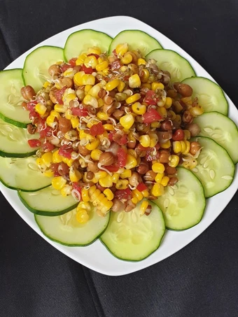 Easy Steps Make Recipes Corn and sprout salad the So Delicious Delicious.