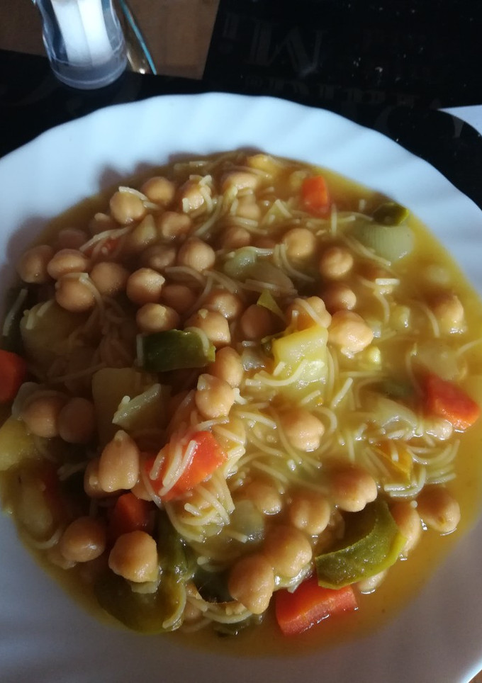 Una foto de Cocido vegetariano