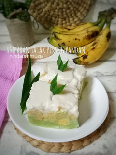 Foto resep Amparan Tatak Pisang Pandan ala Chef Agus Sasirangan