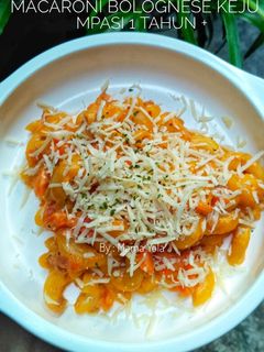 Foto resep Macaroni Bolognese Keju MPASI 1 Tahun +