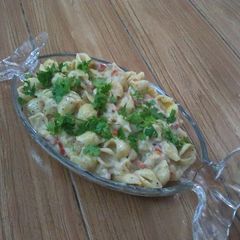 A picture of Butter cheese pasta.