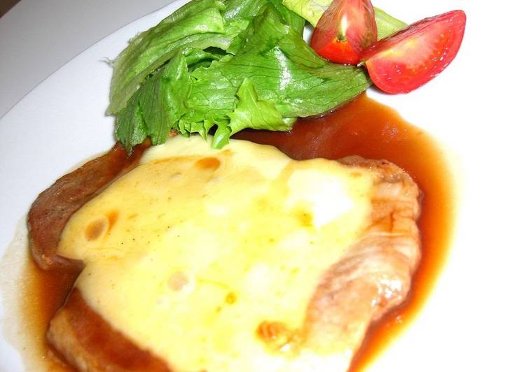 Cheesy Pork Sauté with Pork Loin