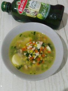 Foto resep Sup ikan salmon MPASI 1+