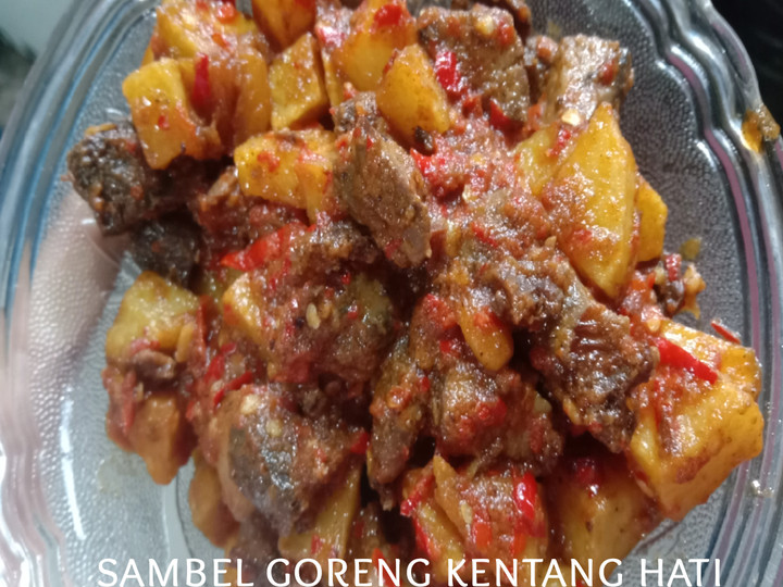 Resep Sambel goreng kentang hati ampela ayam Sederhana Dan Enak