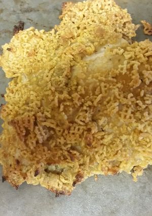 A picture of Crunchy Herbed Chicken.