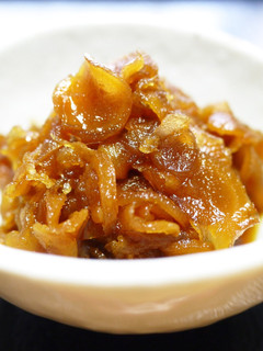 A picture of picy, Sweet and Salty New Ginger Tsukudani.