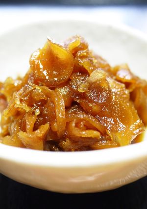 A picture of picy, Sweet and Salty New Ginger Tsukudani.