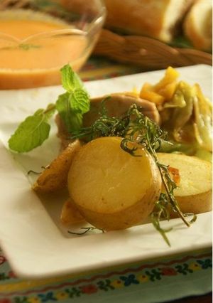 A picture of Sautéed Potatoes with Rosemary.
