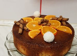 O poză a rețetei Tort cu mandarine.
