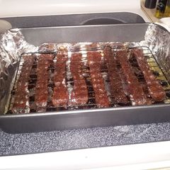 A picture of Candied Bacon Strips.