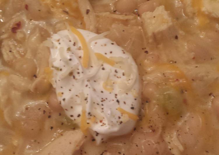 Step-by-Step Guide to Make Any-night-of-the-week Mimi&#39;s White Chicken Chili