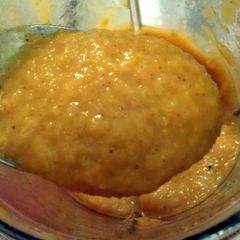 A picture of Healthy Iced Pumpkin Treat.