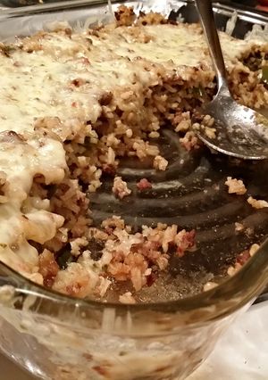 A picture of TX's Style ~ UnStuffed Bell Pepper Casserole.